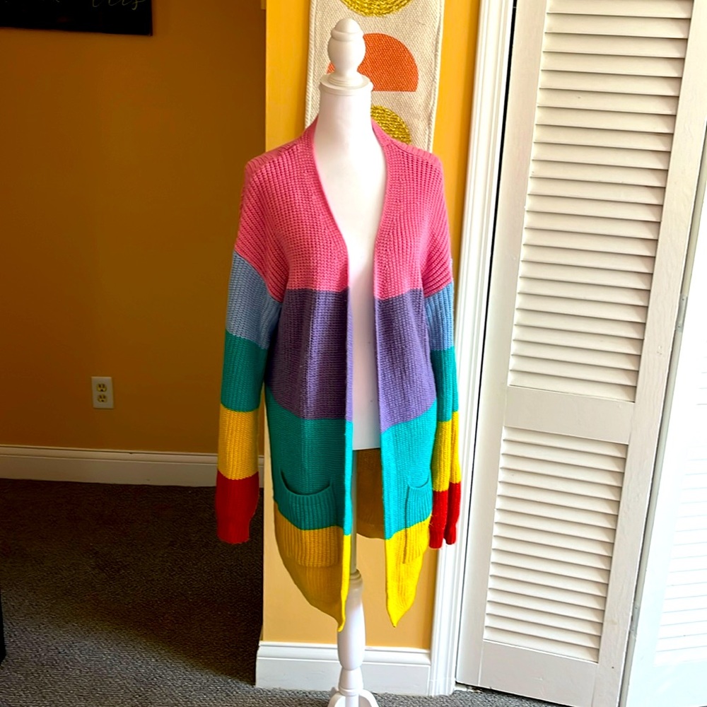 Colorful cardigan